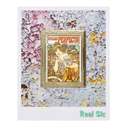 Cycles Perfecta By Alphonse Mucha Art Frame Pin - Museum Souvenir Fine Art Lapel Pin